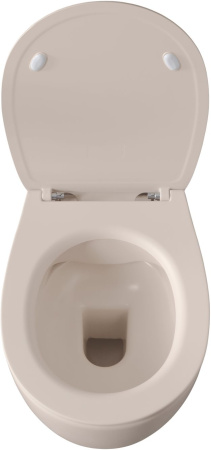 Чаша унитаза подвесная Allen Brau Fantasy 4.11004.IV цвет бежевый без сиденья безободковая каскадный смыв