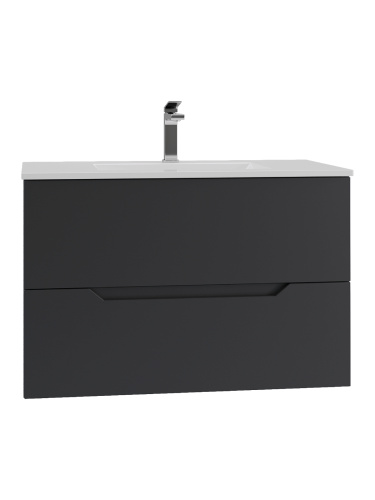 Тумба с раковиной Orange Line Li-80Tub+Ra 81,5х46,5х54,1 - фото 3