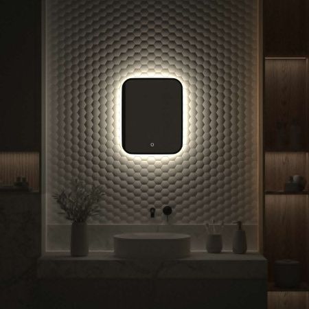 Зеркало с подсветкой Defesto AURA DF 2961S 40х50 подвесное