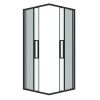Душевой уголок Grossman Cosmo 300.K33.02.9090.21.00 90х90 стекло прозрачное профиль черный без поддона