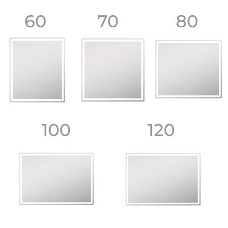 Зеркало Vigo Geometry Comfort 60 70х70