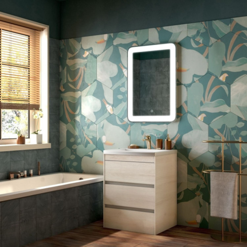 Тумба под раковину Art&Max FAMILY FAMILY-580-3C-PIA-PB 58х47х84,5 напольная