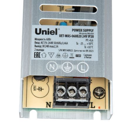 Блок питания Uniel UET-WAS-060B20 24V IP20
