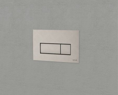Клавиша смыва механическая Vitra Root Square 740-2395 цвет никель