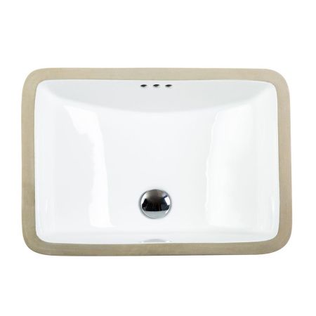 Раковина из сантехнического фаянса BelBagno BB1006 50х40 накладная цвет белый без отверстий под смеситель