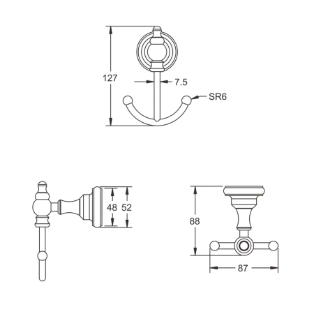 Крючок Rose RG1121Q