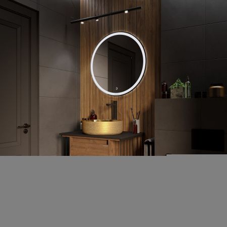 Раковина из сантехнического фаянса Grossman GR-5010GG 40х40 накладная цвет золото