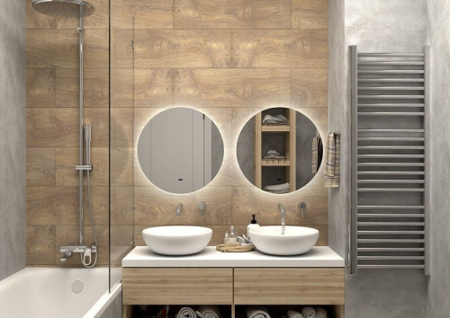 Зеркало Art&Max SANREMO AM-San-550-DS-F 55х55 - фото 2