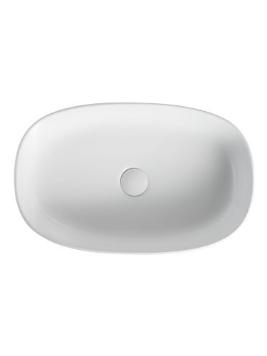 Тумба с раковиной Orange Line Li-70TubMDF+B07-540W 70х46х71 подвесная цвет черный матовый - фото 3