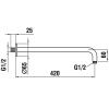 Кронштейн для верхнего душа Laufen HF960109100001 хром