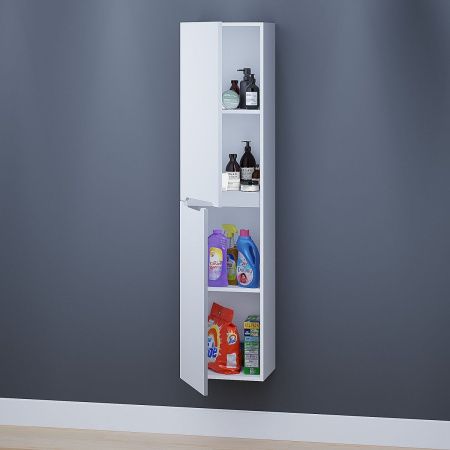 Шкаф-пенал Uperwood Tanos 29102021491 30х150 подвесной цвет белый