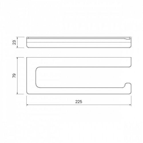 Бумагодержатель IDDIS Slide SLIBS00i43 - фото 2