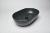 Раковина из сантехнического фарфора Galassia Dream 7308NEMT 60х40 накладная цвет черный