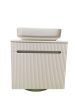 Тумба с раковиной Sintesi STL.W7025_SIN-LVB-APP-409 60х60 подвесная цвет белый