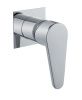 Смеситель для ванны и душа Fiore 88CR7515 настенный хром