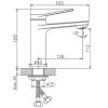 Смеситель Haiba HB572 HB10572 на раковину хром