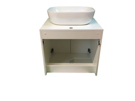 Тумба с раковиной Sintesi STL.W7019_SIN-LVB-APP-403 60х60 подвесная цвет белый