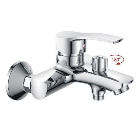 Смеситель для ванны и душа Haiba HB70 HB6070 настенный хром