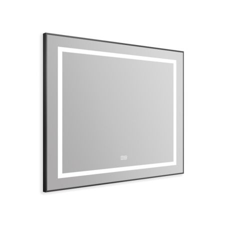 Зеркало с подсветкой и антизапотеванием BelBagno Kraft SPC-KRAFT-885-785-TCH-WARM-NERO 90х80 подвесное