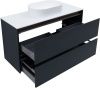 Тумба под раковину Allen Brau Activity 1.34015.AM 120х50 подвесная цвет черный