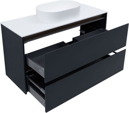 Тумба под раковину Allen Brau Activity 1.34015.AM 120х50 подвесная цвет черный