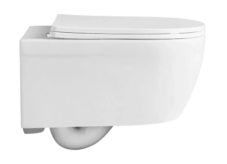 Чаша унитаза подвесная Arrow AHB2105H цвет белый без сиденья безободковая каскадный смыв