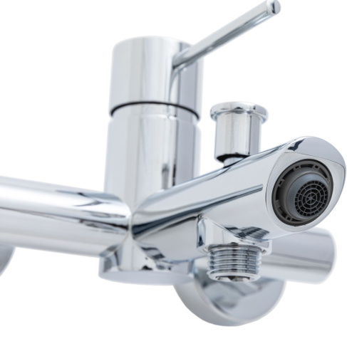 Смеситель для ванны с душем Allen Brau Glority 5.51003-00 настенный хром без термостата - фото 5