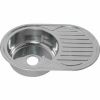 Кухонная мойка Melana 122 ta (*15) 75х50 цвет хром поверхность полированная