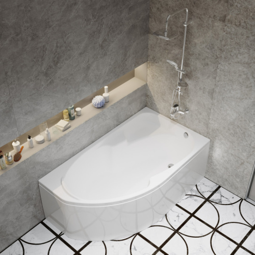 Ванна акриловая Тритон София Щ0000067270 150х95 пристенная ассиметричная без каркаса - фото 5 Ванна акриловая Тритон София Щ0000067270 150х95 пристенная ассиметричная без каркаса - фото 5