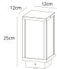 Ландшафтный светильник Arte Lamp Pot (Пот) A1631FN-1BK