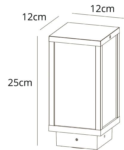 Ландшафтный светильник Arte Lamp Pot (Пот) A1631FN-1BK - фото 3