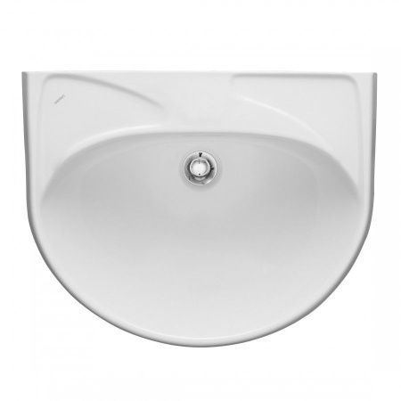 Раковина из сантехнического фарфора Santeri Вест 131118S0001B0 60х50 подвесная цвет белый