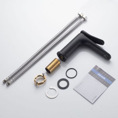 Смеситель Shevanik S4701H на раковину черный - фото 4