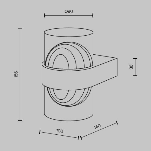 Бра Maytoni Sacramento MOD480WL-L10BS3K - фото 5