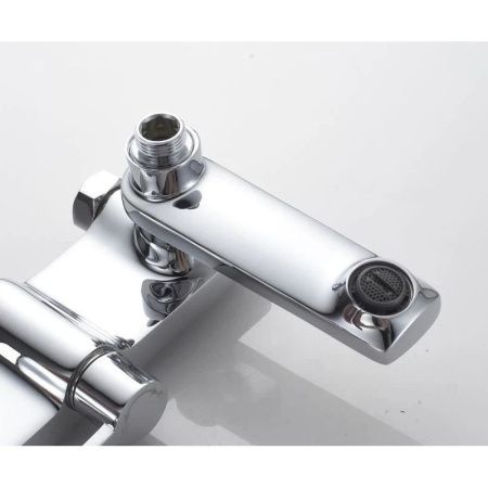 Душевая стойка Knotlor KN-62 настенная цвет хром