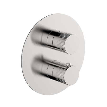 Смеситель для душа Cisal Xion X1018100D1 встраиваемый в стену сталь матовая с термостатом