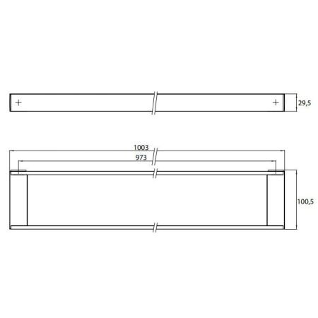 Рейлинговая система для аксессуаров Emco Liaison 1866 001 11