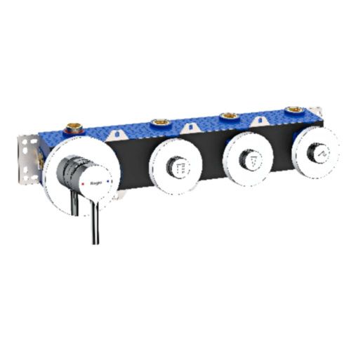 Смеситель для ванны и душа Raglo R20 R20.273 встраиваемый в стену хром - фото 2