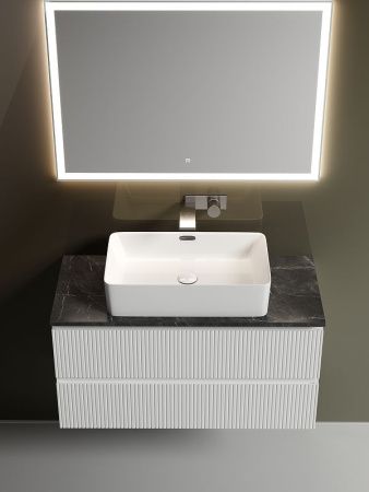 Тумба под раковину Sancos SNOB T SNT100W 100х40 подвесная цвет белый