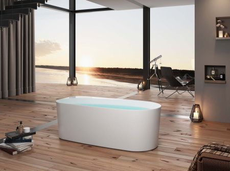 Ванна акриловая Aquatek ПРИМА AQ-1115780 170х80 отдельностоящая прямоугольная с ножками