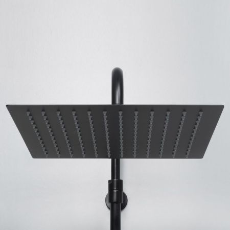 Душевая стойка WasserKRAFT A29901 настенная цвет черный с термостатом