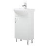 Тумба под раковину Corozo Олимп SD-00000321 40х20 напольная цвет белый