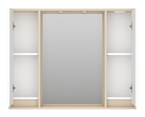 Зеркало-шкаф Brevita Balaton BAL-04100-03-01 98х14х80 подвесной - фото 3 Зеркало-шкаф Brevita Balaton BAL-04100-03-01 98х14х80 подвесной - фото 3