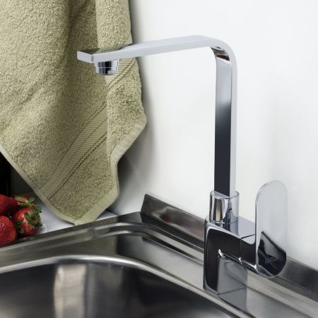 Смеситель для кухни Wasserkraft Dinkel 5800 5807 на мойку хром