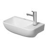 Раковина керамическая Duravit Me by Starck 717400000 40 см подвесная цвет белый 1 отверстие под смеситель