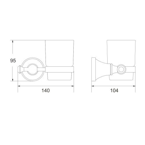 Стакан Rose RG19H RG1912H - фото 3