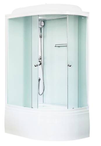 Душевая кабина Royal Bath BK RB8120BK5-WC-L 120х80 асимметричная с крышей