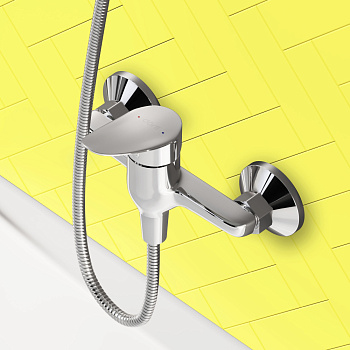 Смеситель для душа Dorff Norma D1020000 настенный хром без термостата