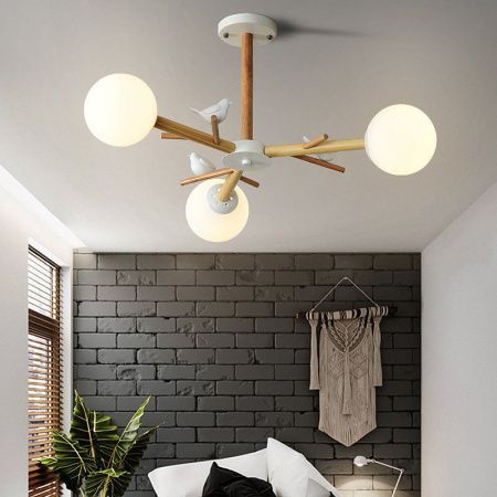 Люстра на штанге ImperiumLoft Finch (Финцх) 140682-26