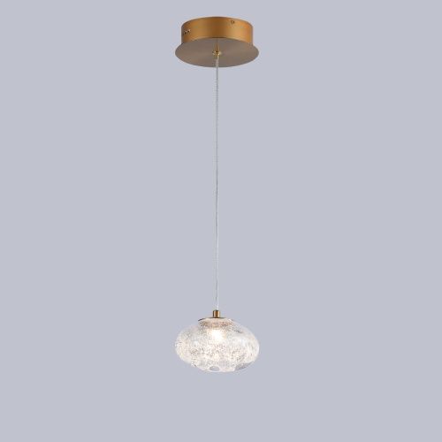 Светильник подвесной Delight Collection P98065-1S antique brass - фото 3
